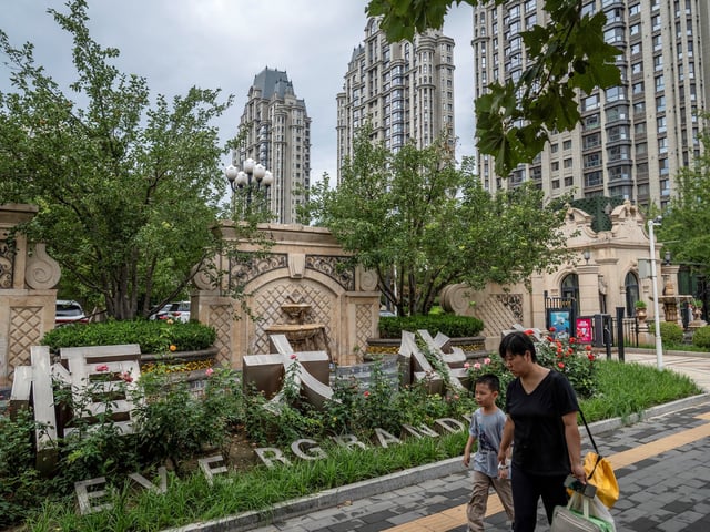 Un desarrollo inmobiliario de China Evergrande en Beijing. Foto: Andrea Verdelli/The New York Times