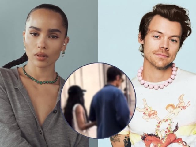 El video de Styles y Kravitz caminando juntos en Roma desató una ola de rumores en redes sociales. IG: @zoeisabellakravitz y @frankfieber
