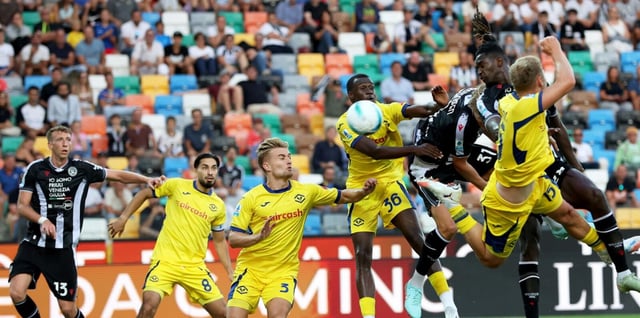 Udinese-Verona, nella sagra delle traverse Serdar risponde a Kristensen 
