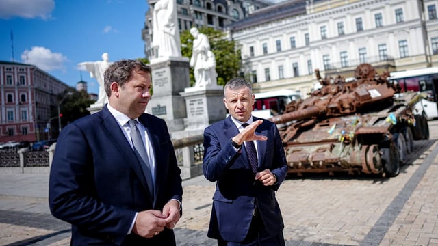 Der Finanzminister reist mit einem Versprechen nach Kiew.