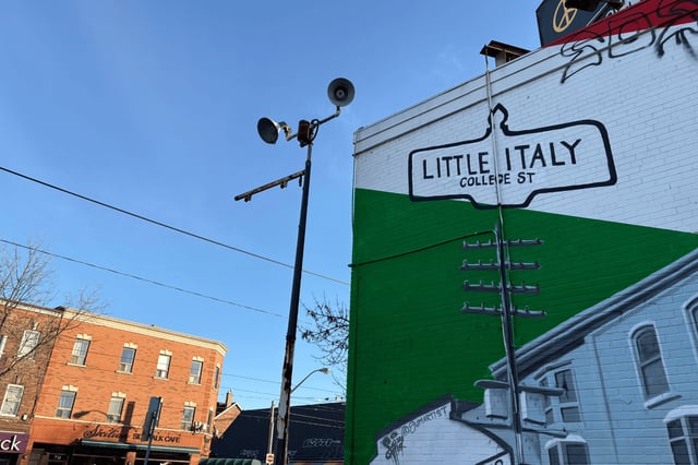 The suspect was arrested not long after the incident in Little Italy.