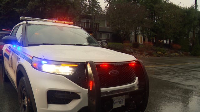 A North Vancouver RCMP vehicle.