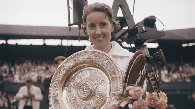 In addition to her Wimbledon triumph, Mortimer Barrett won the 1955 French Championships and the 1958 Australian Championships