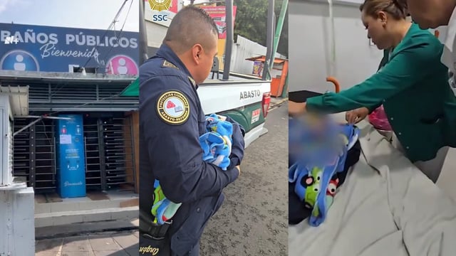 Recién nacida es encontrada en bote de basura en baños del Metro UAM Iztapalapa. Foto: X Alcaldía Iztapalapa @Alc_Iztapalapa, NMas
