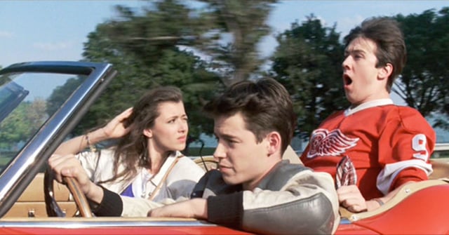 Mia Sara, Matthew Broderick and Alan Ruck in "Ferris Bueller's Day Off."