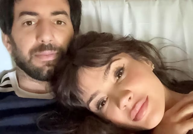 Celeste Cid y Santiago Korvosky, juntos. (Foto: Instagram)