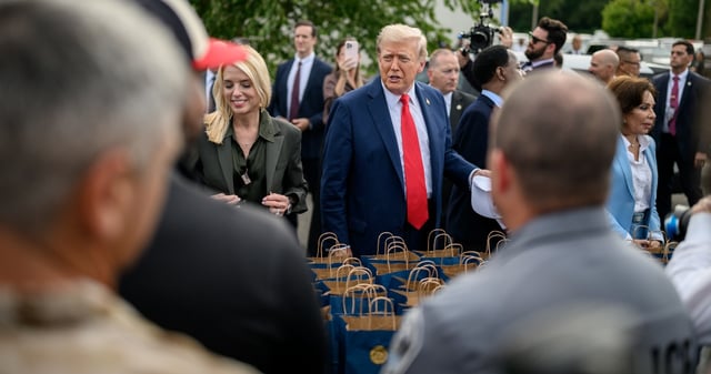 Trump amenazó con revocar los permisos de dos cadenas televisivas por los reportajes críticos de su Gobierno. Foto: X @WhiteHouse