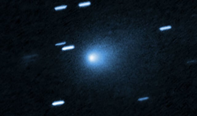The mysterious interstellar comet 3I/ATLAS (Image Credit: ESA/Hubble)