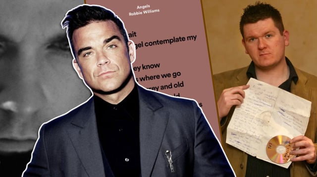 Irlandés asegura ser coautor de Angels y exige parte de las millonarias ganancias a Robbie Williams. / Foto: Especial