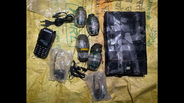 The weapon consignment was were found concealed in bushes near the road leading towards Amritsar. (HT)