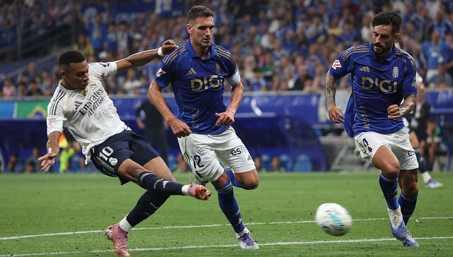 Real Madrid too strong for Oviedo as Mbappe, Vinicius strike