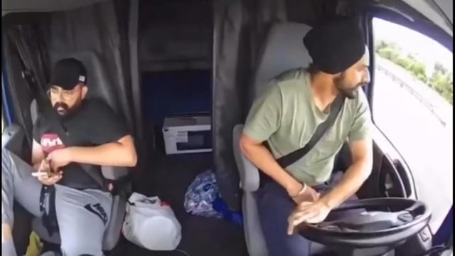 Truck driver Harjinder Singh