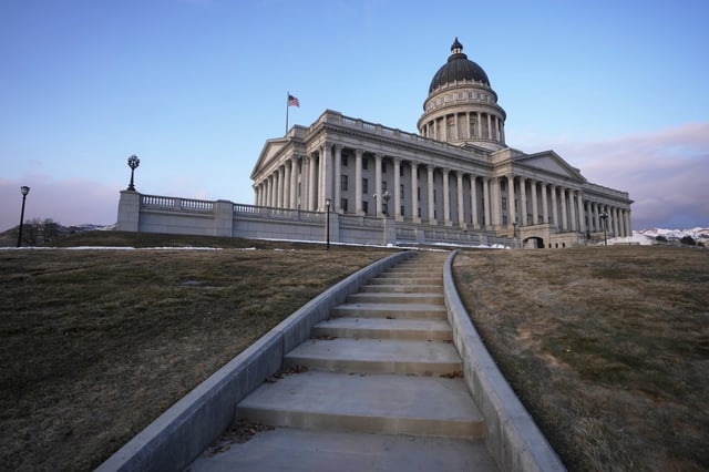 FILE - The Utah State Capitol is shown on March 3, 2023, in Salt Lake City.