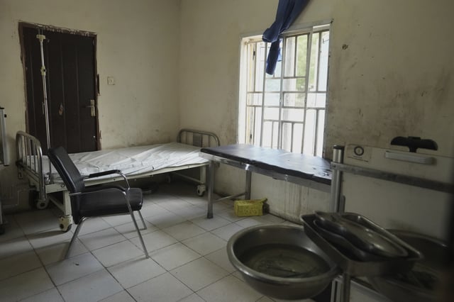 A view of a ward in a government hospital in Konduga, in northeast Nigeria's Borno state, Wednesday, July 23, 2025. (AP Photo/Sunday Alamba)