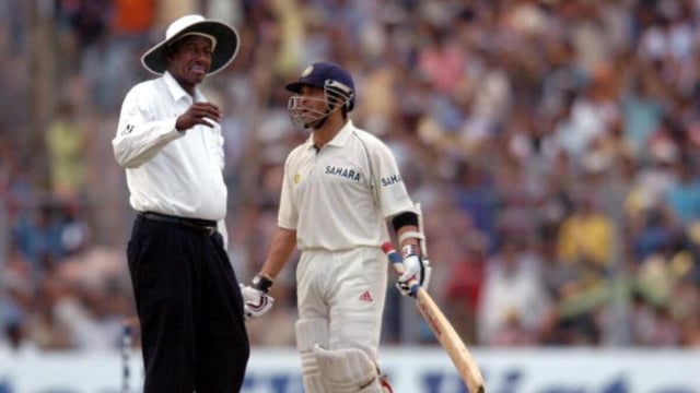 Let's just say that Sachin Tendulkar was not a happy when Steve Bucknor was around