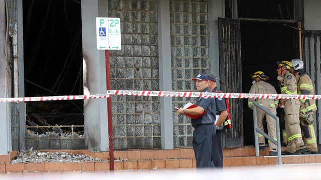 A shooting was reported in a town in Australia.