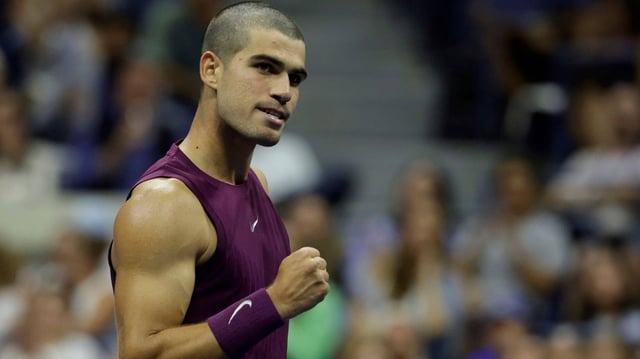 Carlos Alcaraz won his first round US Open 2025 game. | Image: AP