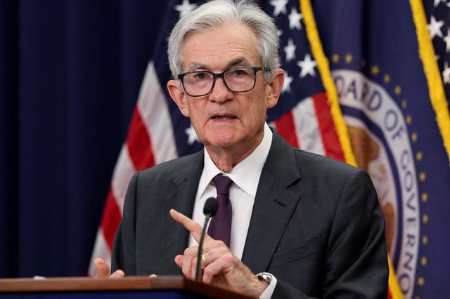 U.S. Federal Reserve Chair Jerome Powell gestures during a press conference following the issuance of the Federal Open Market Committee's statement on interest rate policy in Washington, D.C., U.S., July 30, 2025. REUTERS/Jonathan Ernst/File Photo