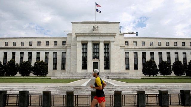 Das Gebäude der US-Notenbank Fed in Washington, D.C.