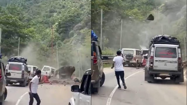 Arunachal Pradesh on Monday faced disruptions after a powerful landslide hit West Kameng district.