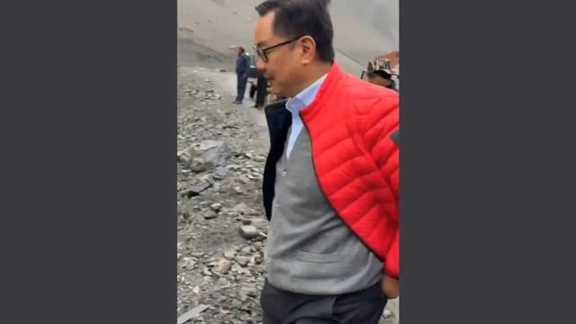 Kiren Rijiju Drass
