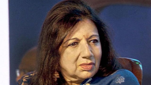 Biotechnology pioneer Kiran Mazumdar-Shaw