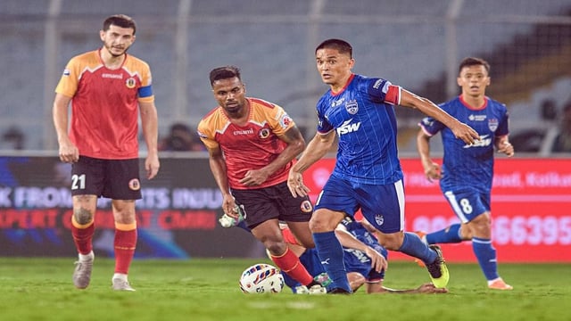 Sunil Chhetri in action for Bengaluru FC | Image: ANI