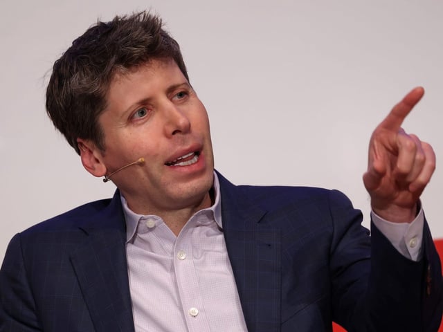 Sam Altman, the CEO of OpenAI.