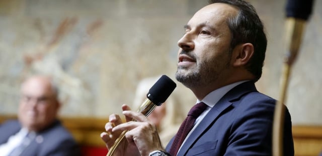 Le député RN du Nord Sébastien Chenu à l'Assemblée nationale, le 29 avril 2025.