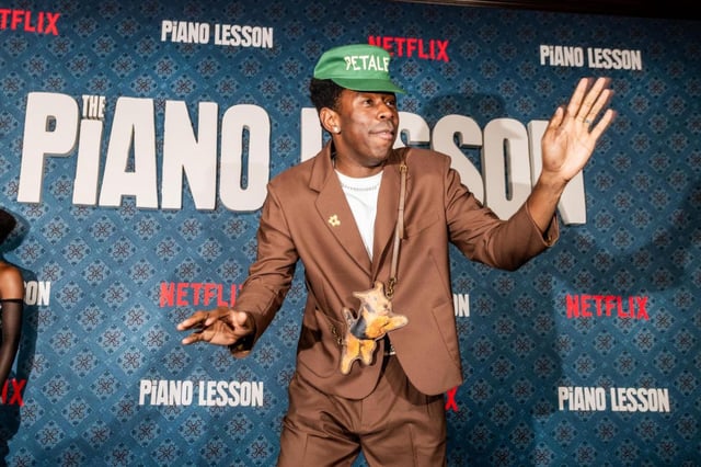Tyler, The Creator attends Netflix’ s “The Piano Lesson” LA premiere at The Egyptian Theatre Hollywood on Nov. 19, 2024, in Los Angeles. (Roger Kisby/Getty Images North America/TNS)