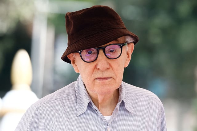 The 80th Venice Film Festival - Arrivals - Venice, Italy, September 4, 2023. Filmmaker Woody Allen looks on. REUTERS/Yara Nardi

