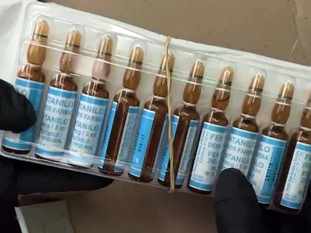 Gendarmes detectan fentanilo dentro de encomiendas.  Santa Fe