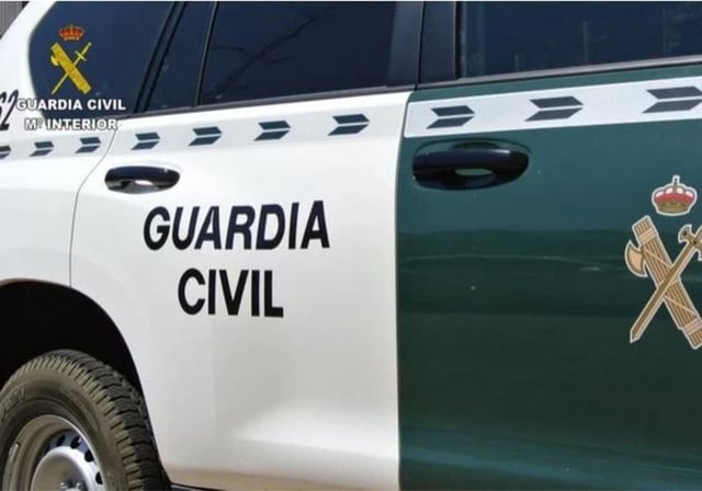 Un vehículo de la Guardia Civil