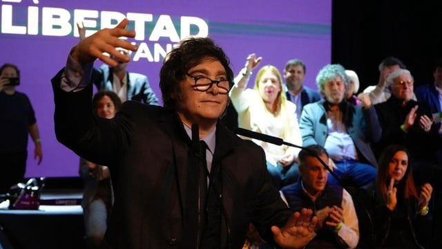Milei en Junín: \"Les estamos afanando los choreos\".