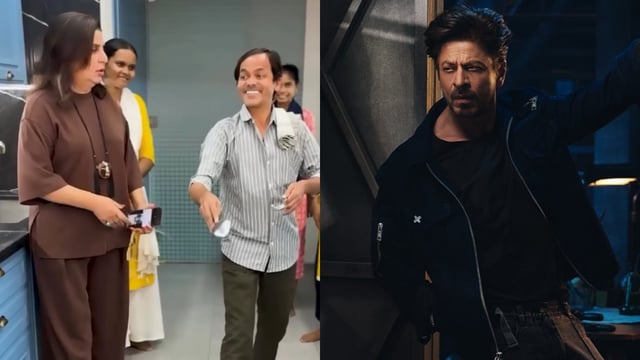 Shah Rukh Khan loves Farah Khan's cook Dilip's dance moves on Badli Si Hawa Hai.