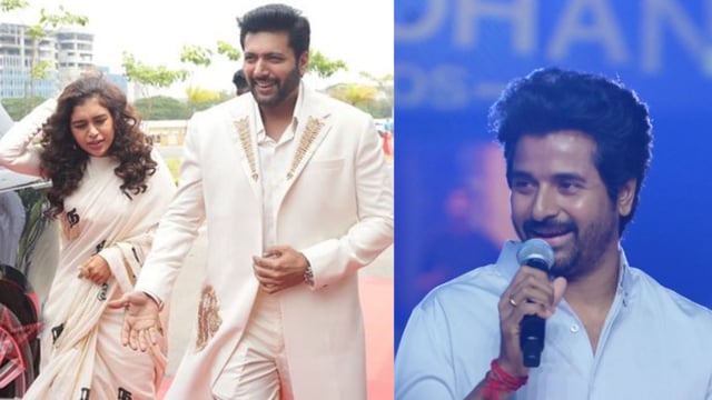 Ravi Mohan, Kenishaa Francis Turn Heads At Launch Of His Production House; Sivakarthikeyan, Genelia And More Attend