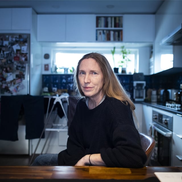 Writer Miriam Toews is photographed in her Toronto home on Mar 1, 2023. Ontario, (Fred Lum/The Globe and Mail) An adaptation of Toews’ novel Women Talking, has been nominated for three Academy Awards and is centred around women in a Mennonite community.