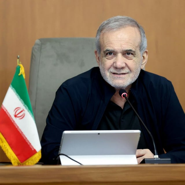 Der iranische Präsident Massud Peseschkian
