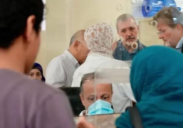El alcalde de Barcelona, Jaume Collboni, durante su visita en Jordania