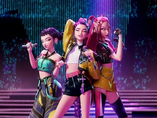 "Las guerreras del K-Pop", la película animada que arrasó en taquilla. Foto: Netflix.