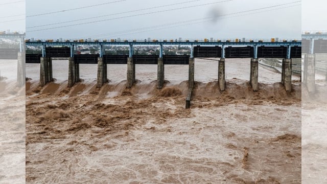 Six pilgrims were killed and 18 injured after heavy rainfall triggered landslides along the Vaishno Devi shrine route in Trikuta Hills. X/@airnewsalerts