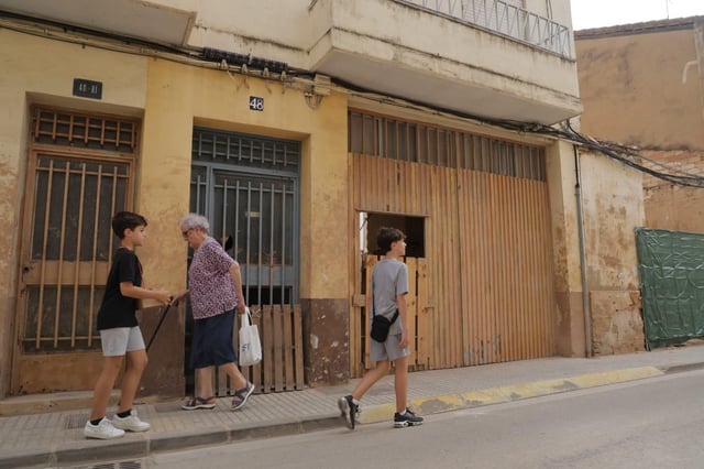 Casas okupadas en Paiporta.