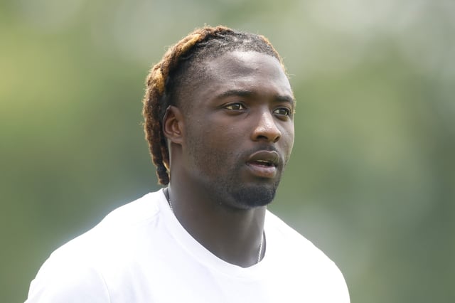 NASHVILLE, TENNESSEE - JUNE 11: Tyjae Spears #2 of the Tennessee Titans looks on during Day 2 of Titans Mandatory Minicamp at Ascension Saint Thomas Sports Park on June 11, 2025 in Nashville, Tennessee.