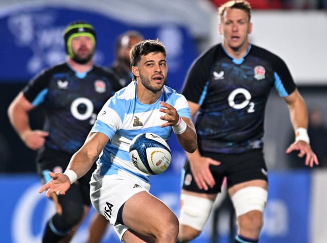 Rugby Union - Rugby - Argentina v England - Estadio Jorge Luis Hirschi, La Plata, Argentina - July 5, 2025 Argentina's Nicolas Roger in action REUTERS/Rodrigo Valle/File Photo