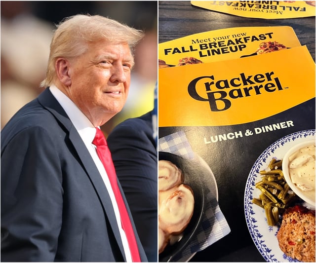 President Trump has responded to Cracker Barrel's new logo change.