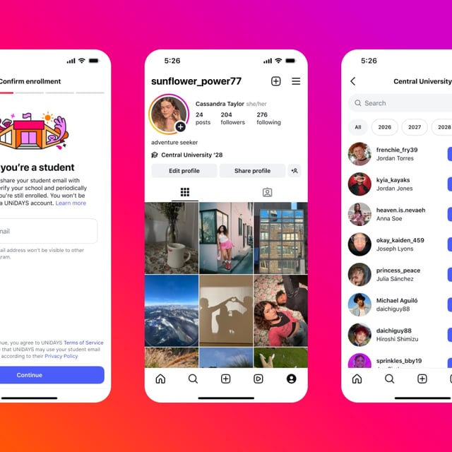 Schools on Instagram is here
