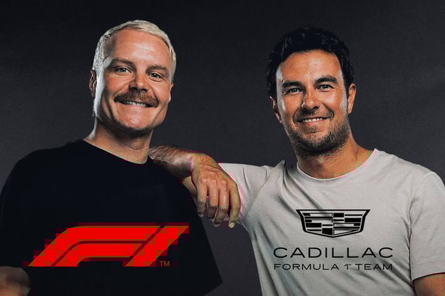Valtteri Bottas y Sergio 'Checo' Pérez son presentados oficialmente como los pilotos de Cadillac F1 para 2026. (Foto: @cadillacf1)