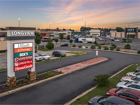 Longview Mall in East Texas totals 646,000 square feet. The property opened in 1978.