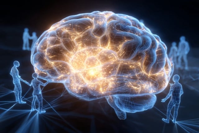 his finding is an important step toward understanding the neural basis of human sociality. Credit: Neuroscience News