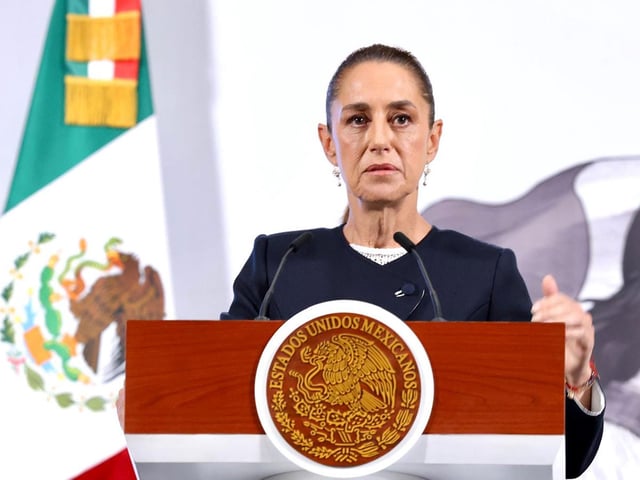Claudia Sheinbaum en Palacio Nacional